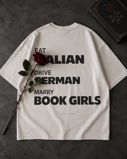 MARRY BOOK GIRLS - OVERSIZED T-SHIRT