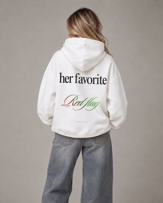 RED FLAG - OVERSIZED HOODIE