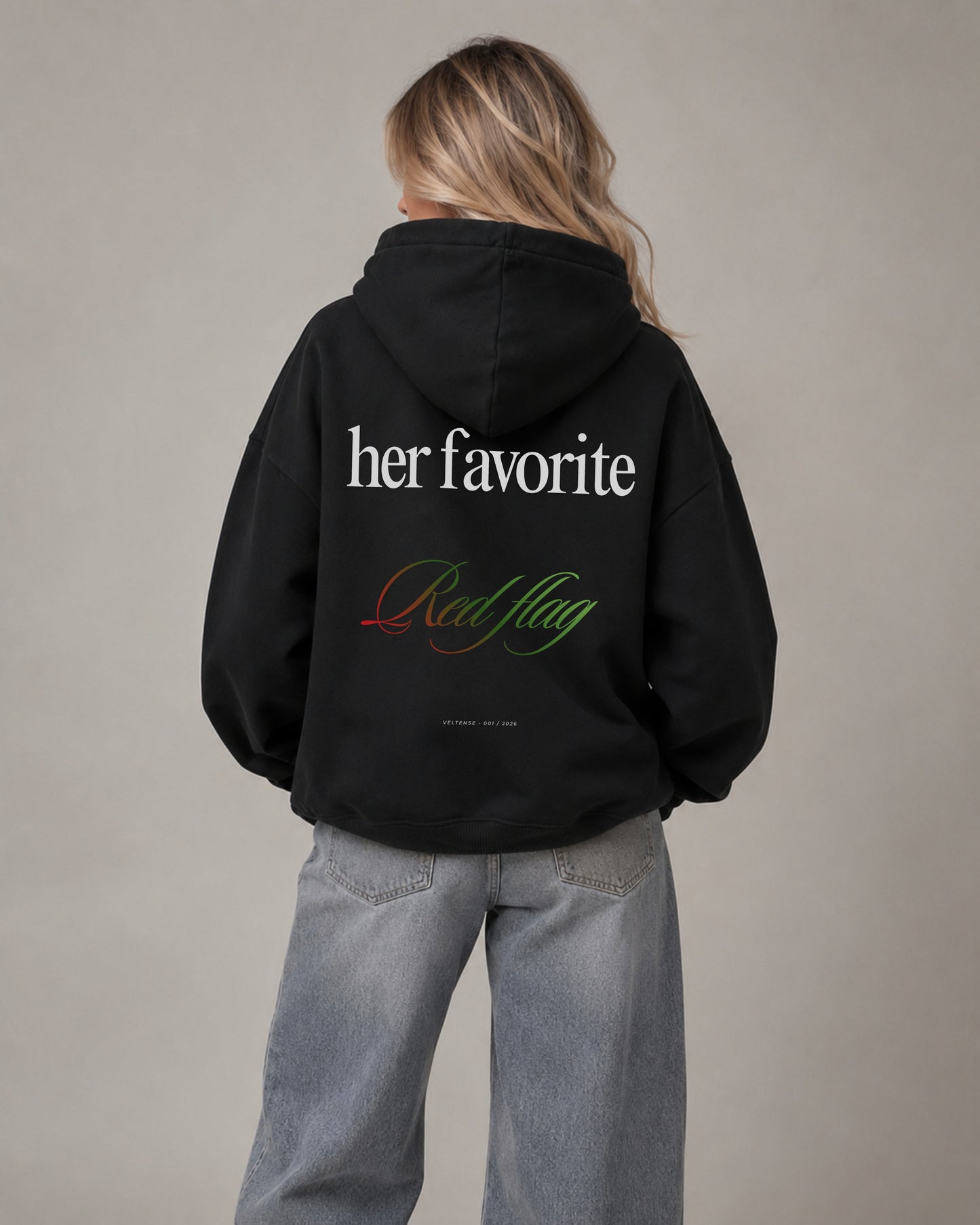 RED FLAG - OVERSIZED HOODIE