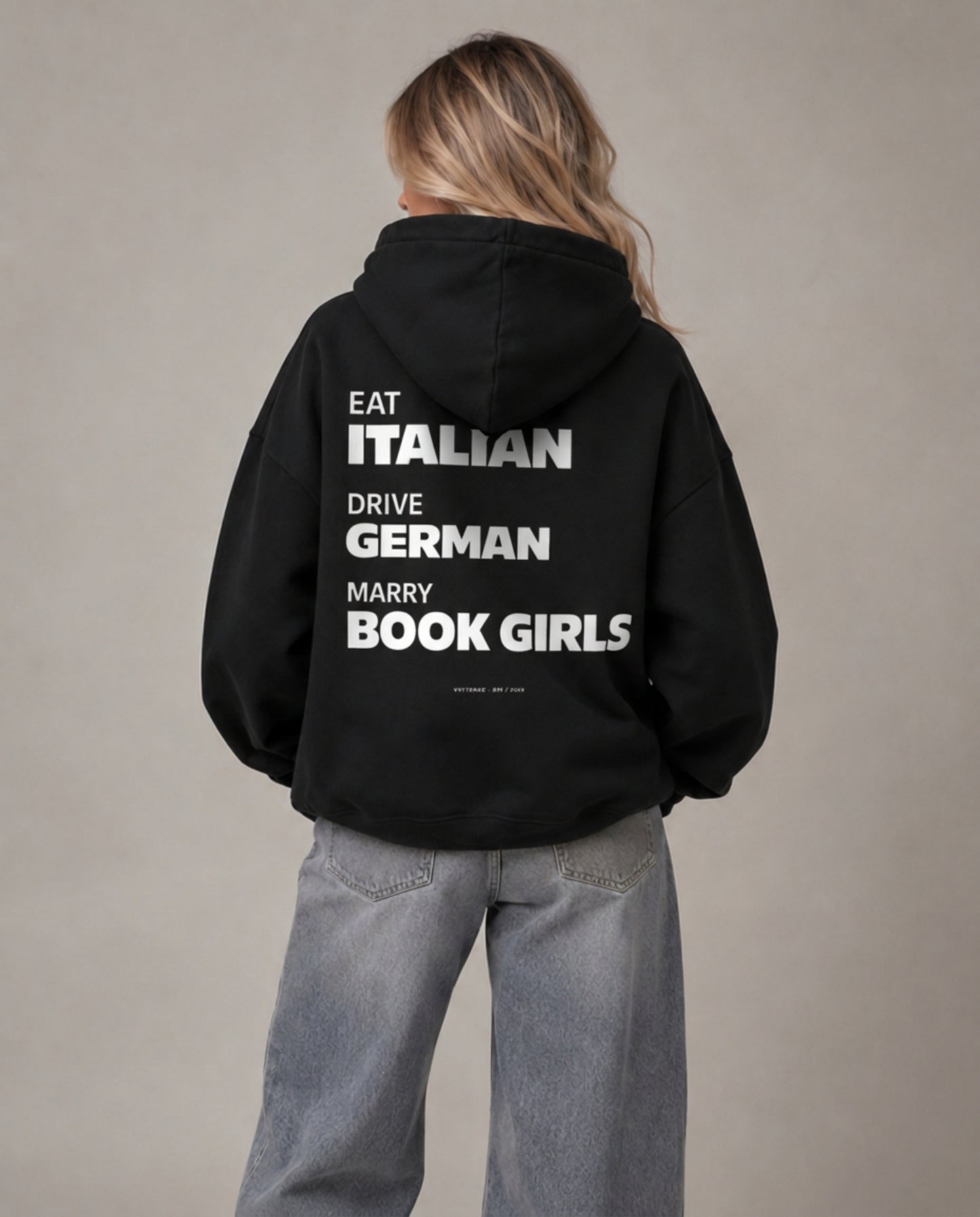MARRY BOOK GIRLS - OVERSIZED HOODIE