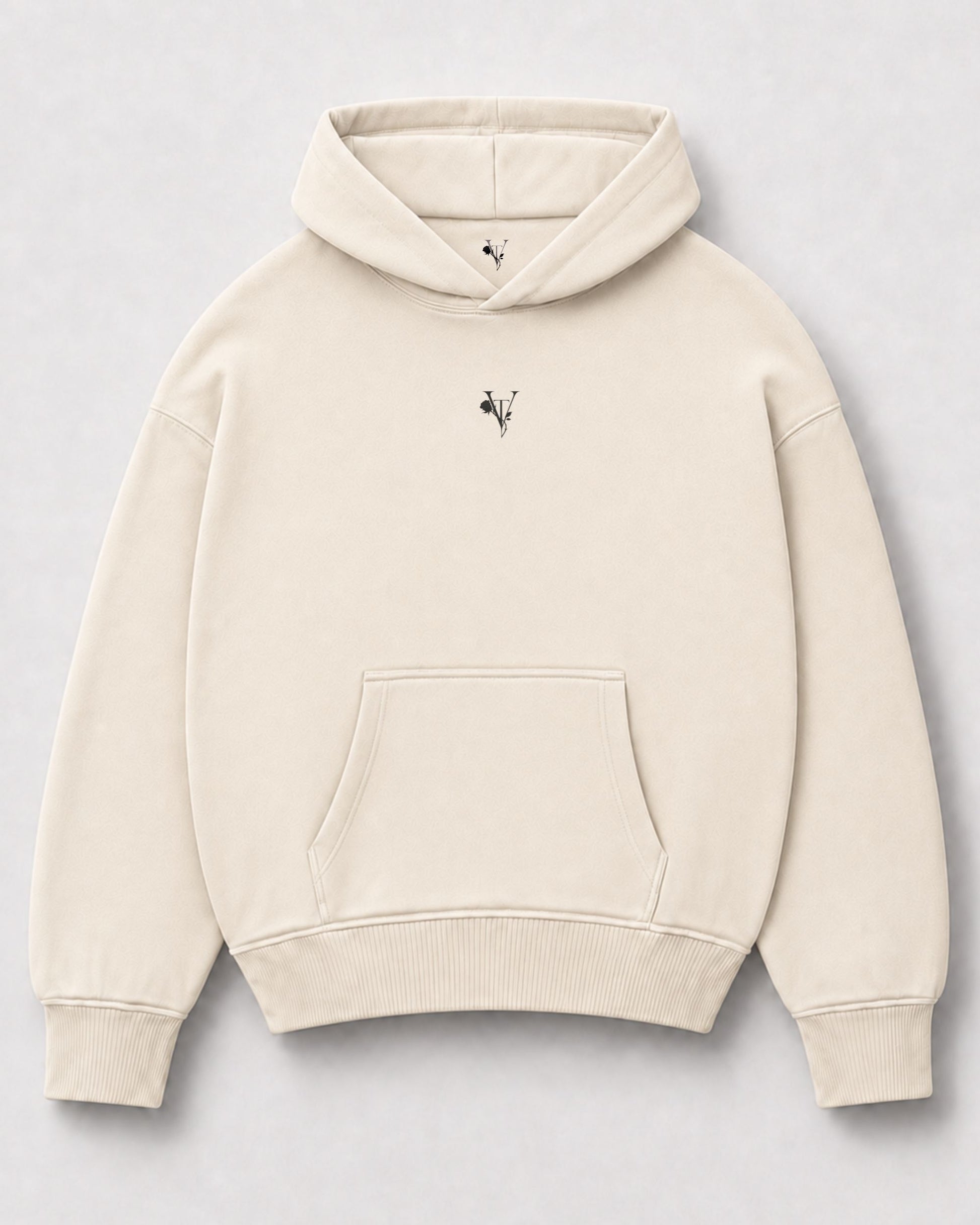 veltense sand/beige Hoodie Front