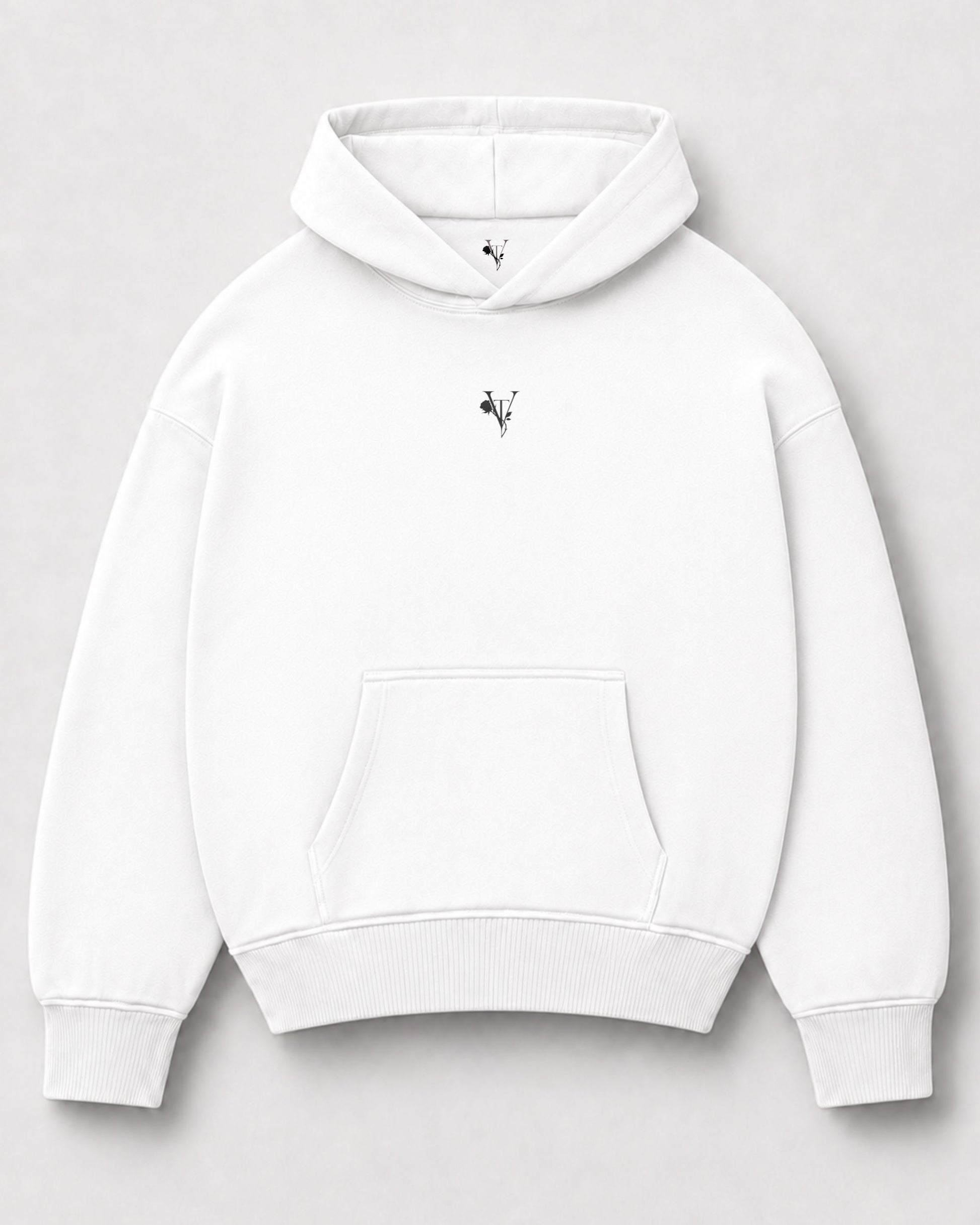 veltense weiß Hoodie Front